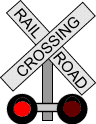Picture of rail road crossing sign